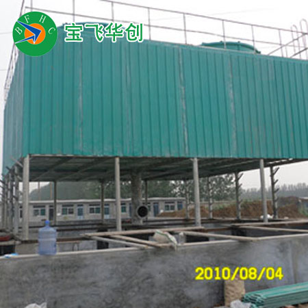 方形逆流式玻璃冷却塔